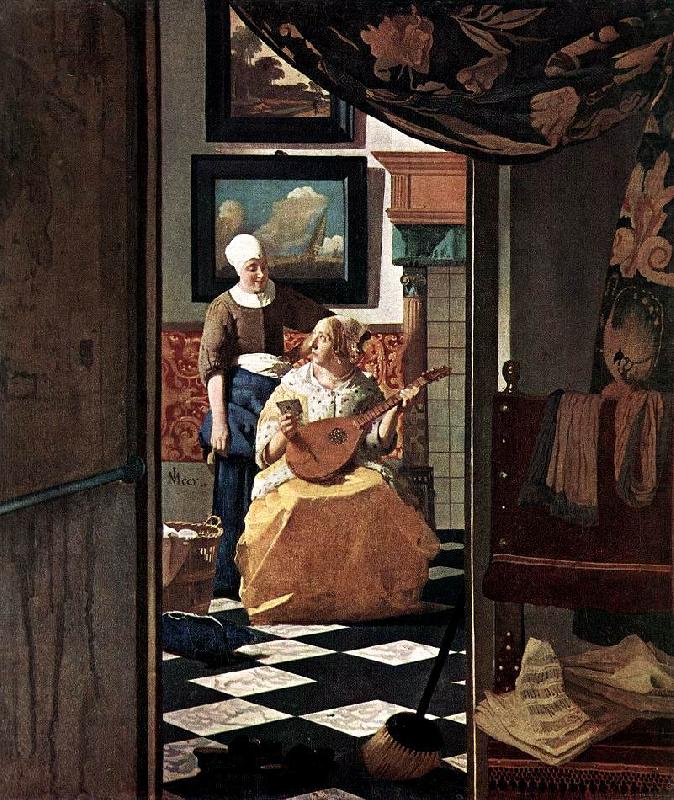 Jan Vermeer The Love Letter china oil painting image